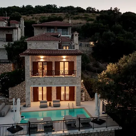 빌라 Oresis Panoramic Sea Retreat Access 100 Meters