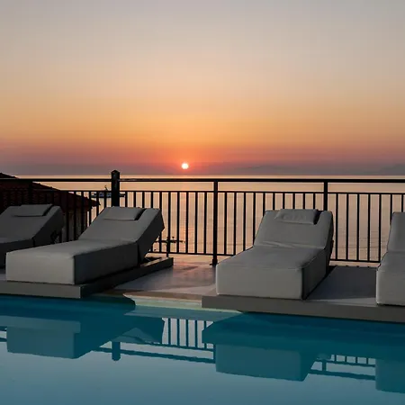 빌라 Oresis Panoramic Sea Retreat Access 100 Meters