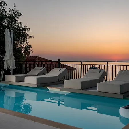 빌라 Oresis Panoramic Sea Retreat Access 100 Meters